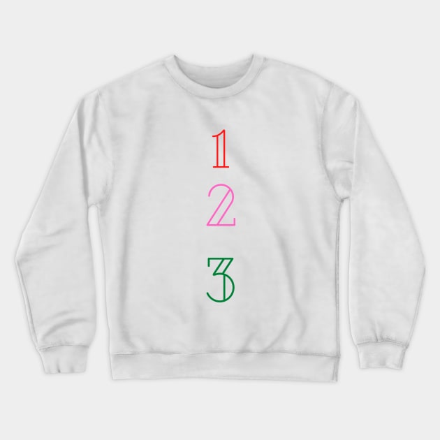 123 Crewneck Sweatshirt by McCAYz